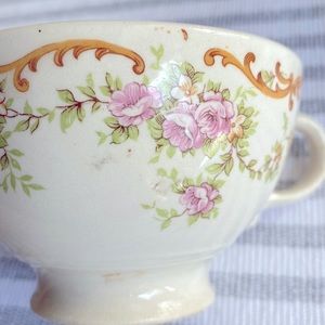 Teacup floral vintage